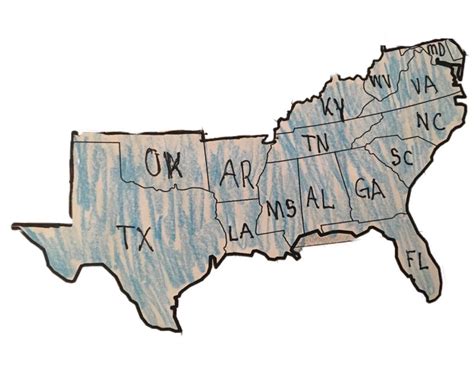 Southern States And Capitals Map - Map Of Colorado