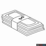 Stack Of Money Coloring Page  Easy Drawing Guides sketch template