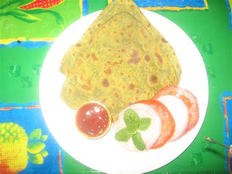 palak paratha — Spiceindiaonline