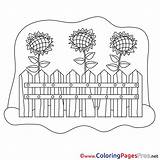 Fence Coloring Pages sketch template