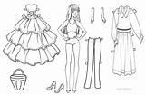 Printable Paper Doll Coloring Pages sketch template