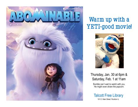 Warm up with a YETI-good movie! | Talcott Library