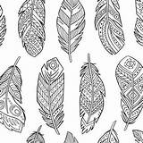 Coloring Feathers Fabric Wallpaper And Home Decor  Spoonflower sketch template