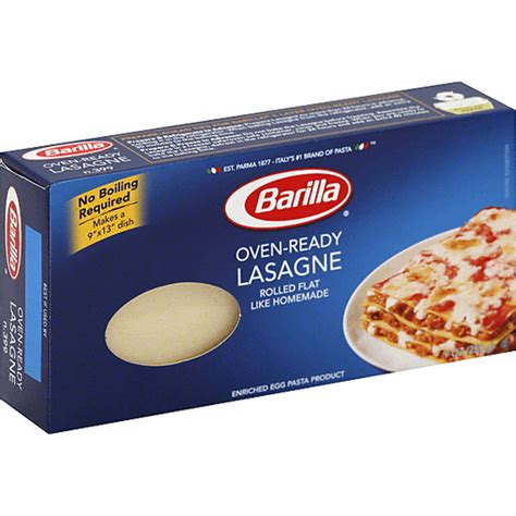 Barilla Lasagna Recipe On Back Of Box | Besto Blog