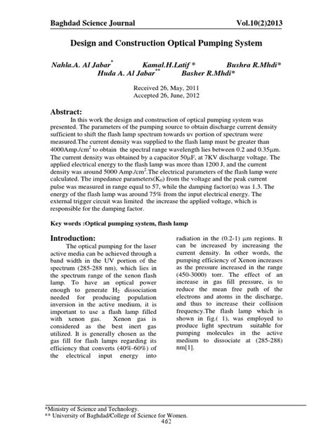 Flash Lamp Design | PDF | Electromagnetic Spectrum | Applied And ...