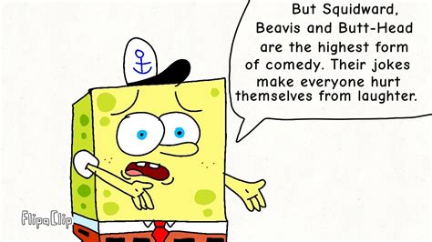 SpongeBob and Squidward arguing about Beavis and Butt-Head - YouTube