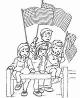 Independence Day Coloring Pages For Kids sketch template
