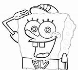 Spongebob smile  Coloring Home sketch template