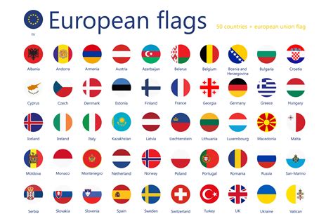 European countries flags 50% OFF | Custom-Designed Icons ~ Creative Market