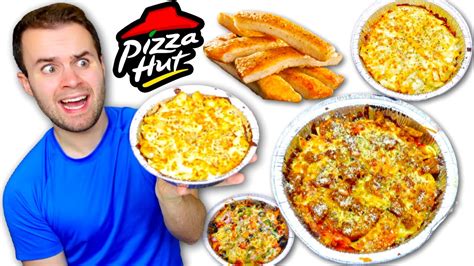 Pizza Hut's NEW Oven-Baked Pastas REVIEW! All 4 Flavors! - YouTube