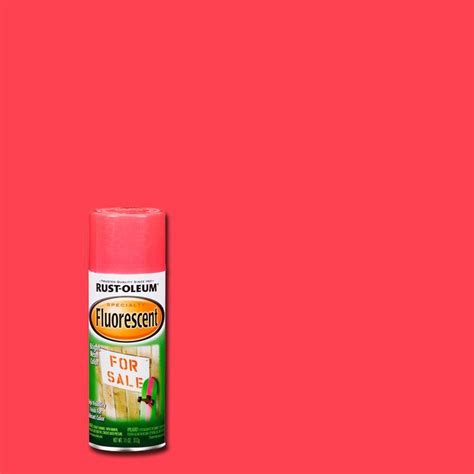 Rust-Oleum Specialty 11 oz. Pink Fluorescent Spray Paint-1959830 - The Home Depot