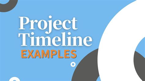 9 Project Timeline Examples With Detailed Explanation | PM Study Circle