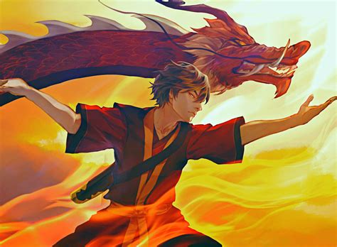 Dragon Zuko | The last airbender, Avatar airbender, Aang