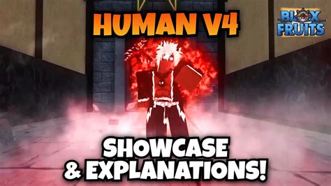 HUMAN V4 Abilities Showcase & Explanation!! (Blox Fruits) - YouTube