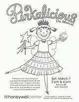 Pinkalicious Coloring Page  Home sketch template