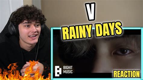 V 'Rainy Days' Official MV REACTION! - YouTube