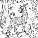 Colorful Amate Bark Animal Scene Coloring Page 39954 31602 sketch template