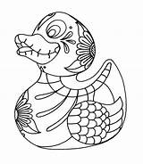 Rubber Duck Coloring Pages  Free Printable For Kids sketch template