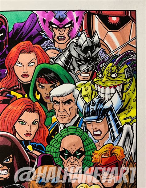 X-Men Rogues Gallery 11x17 Fine Art Print | Etsy