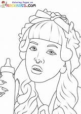 Melanie Martinez Coloring Pages sketch template