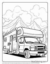100  Camper & RV coloring pages Free PDF To Print Woo Coloring sketch template