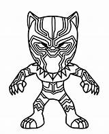 Black Panther coloring Pages  ColoringLib sketch template