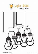 Light Bulb Coloring Pages For Kids Free Printable  Art & Craft sketch template