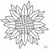 Sunflower coloring Page  Free Printable Coloring Pages sketch template