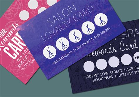 Loyalty Card Templates Mockup | Photoshop Templates ~ Creative Market