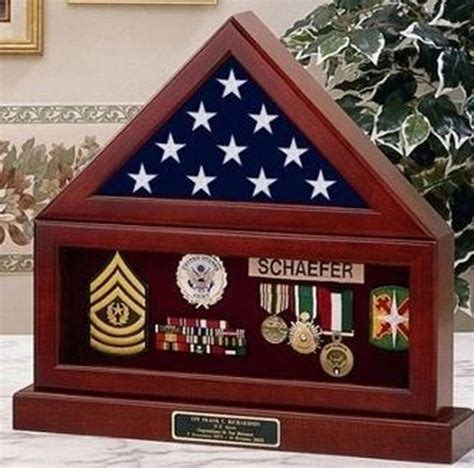 Amazon.com: Flag and Pedestal Display Cases, Burial/Funeral Flag ...