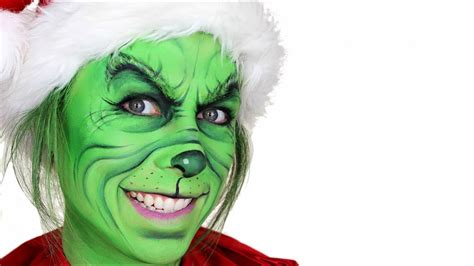 The Grinch Christmas Makeup Tutorial - YouTube