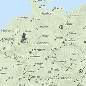 Solingen Map Germany Latitude & Longitude: Free Maps