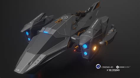 ArtStation - concept art sci-fi spaceship
