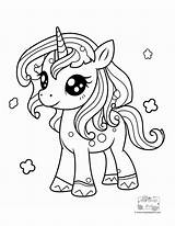 Printable Unicorn Coloring Pages sketch template