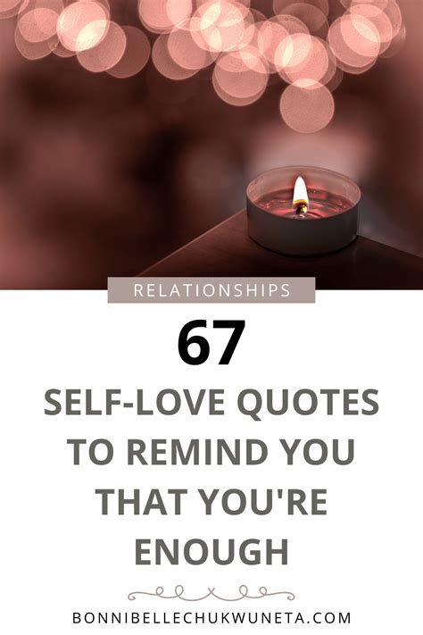 67 self-love quotes to remind you that you're enough in 2021 | Self ...