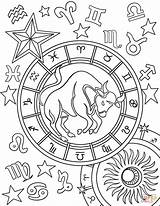 Printable Zodiac Coloring Pages sketch template