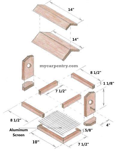 Printable Free Bird Feeder Woodworking Plans