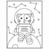 Space Coloring Book Pages For Kids 13325183 Vector Art At Vecteezy sketch template