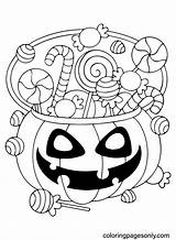 Free Halloween Candy Coloring Page  Printable Pages sketch template