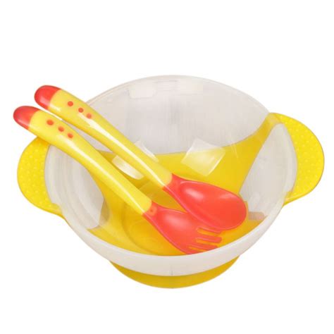 Best Suction Baby Bowls for Toddler with Spoon and fork, Stay Put Spill Proof Stackable to Go ...