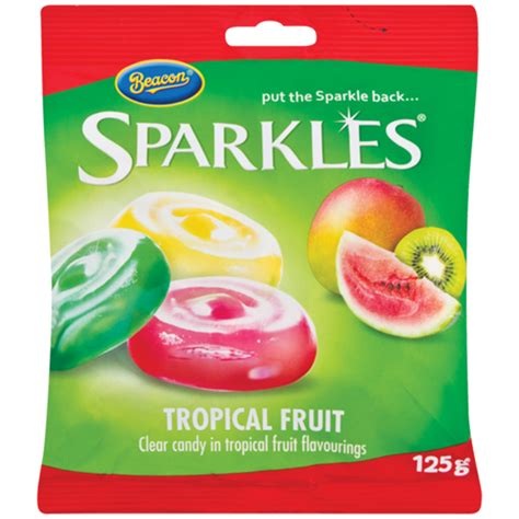Beacon Sparkles – Tropical Fruit (past BB date, still good) – The Springbok Shelf