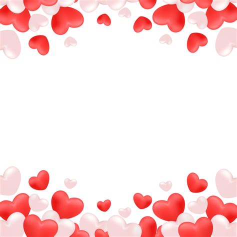 Valentines Day Heart Frame Png Free Download Png Arts - vrogue.co