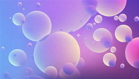 Abstract Gradient Pink and Blue Bubble Background Wallpaper. Stock ...