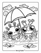 Summer Themed Coloring Pages sketch template