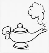 Aladdin Lamp Coloring Page  ColoringBay sketch template