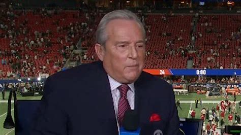 CBS commentator Brad Nessler ignores Gary Danielson in awkward live TV moment during final send ...