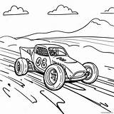 Dirt Track Racing Car Coloring Page 59023 46710 sketch template