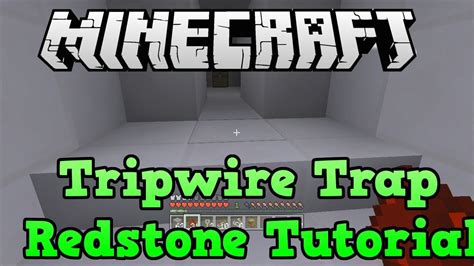 Minecraft Xbox 360 + PS3: TU14 Tripwire Trap Tutorial | Tripwire, How to make traps, Minecraft