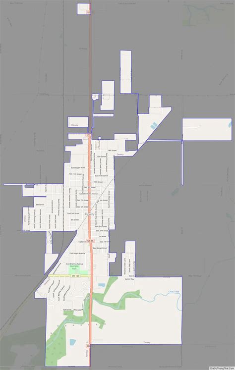 Map of Dewey city - Thong Thai Real