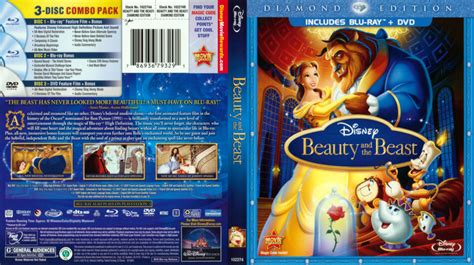 Beauty and the Beast Blu-Ray DVD Cover (1991)